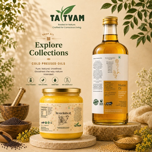 Cold Pressed Oils & Ghee
