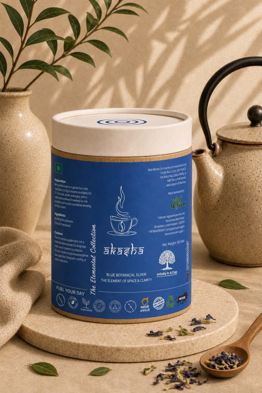 Akasha Blue Botanical Elixir The Element of Space & Clarity