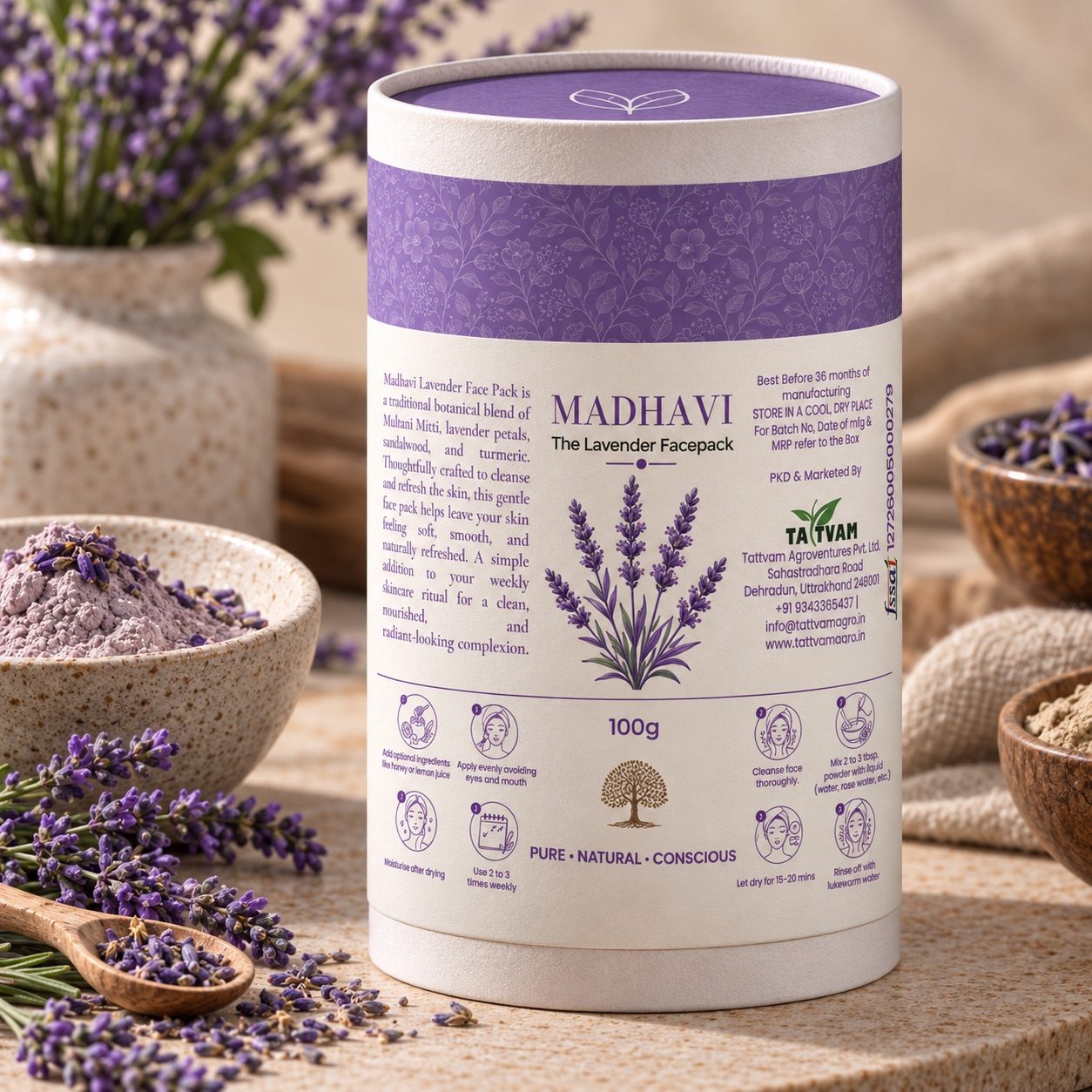 Madhavi (The Lavender Facepack)